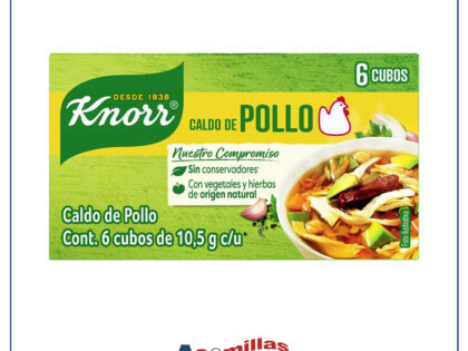 035 Caldo de Pollo 6 U de 10.5g c/u