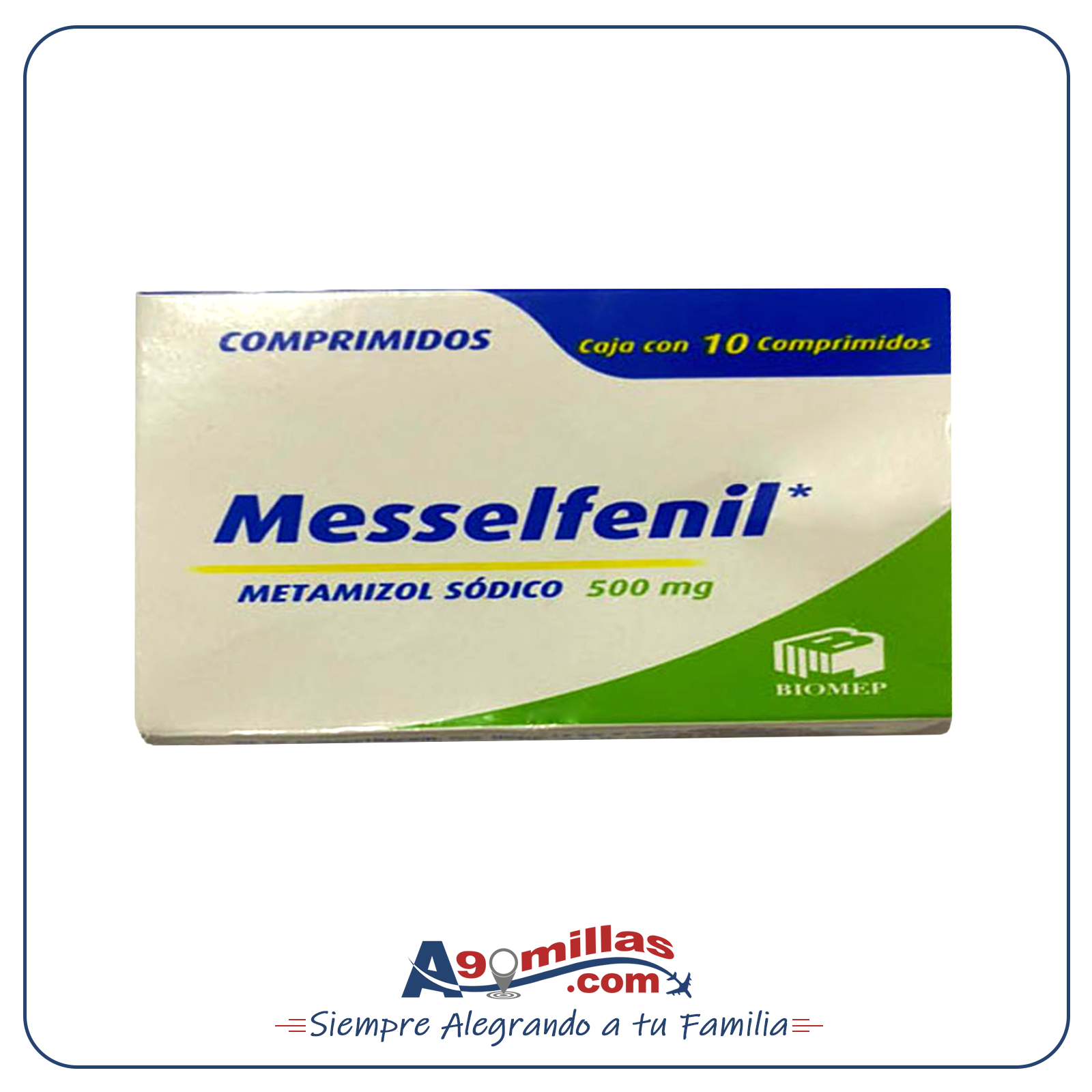 Messelfenil (Duralgina) de 500 mg