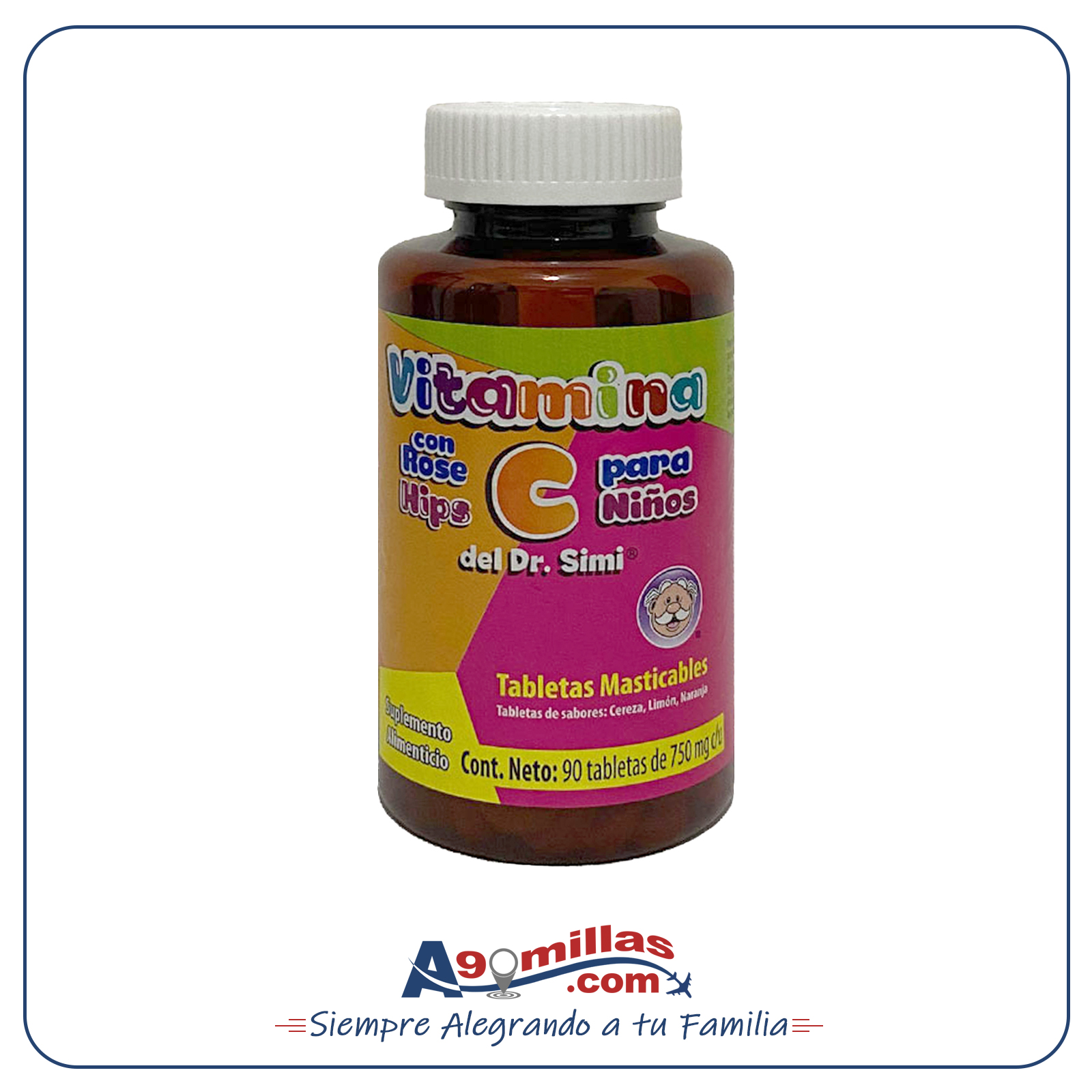 Vitamina C para Niños de 750 mg (Dr Simi)