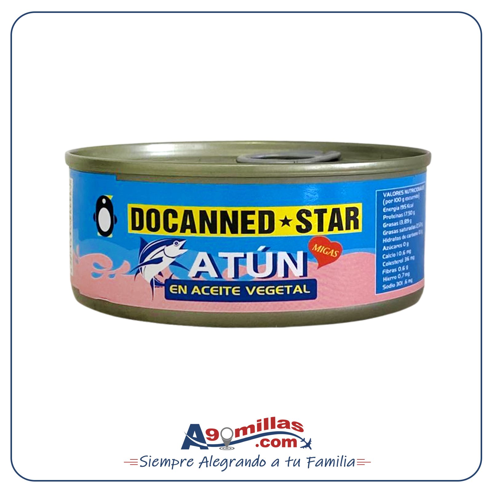 Lata de Atún en Aceite Vegetal 140g