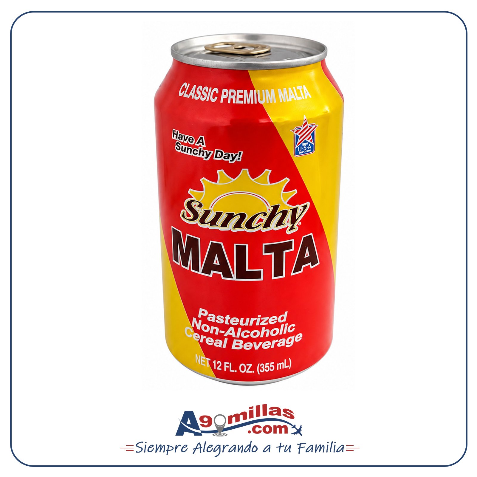 Malta Sunchy 355 ml F Malta Sunchy 355 ml - Imagen 1